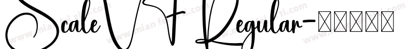 ScaleVF Regular字体转换
